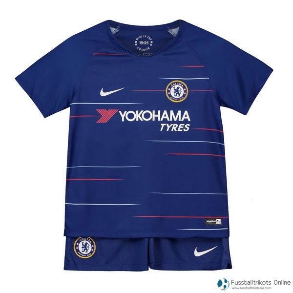 Chelsea Trikot Heim Kinder 2018-19 Blau Fussballtrikots Günstig